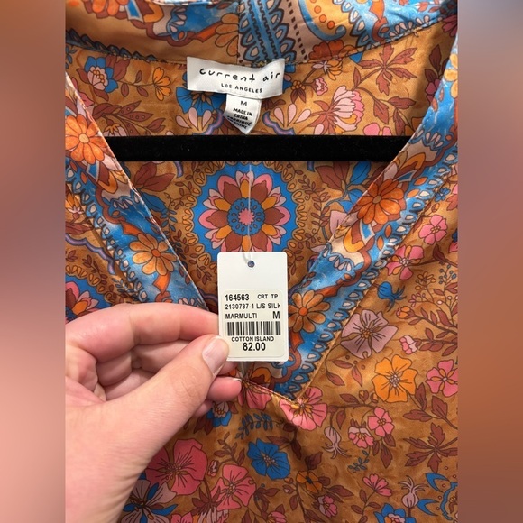 NWT current air Los Angeles blouse, size M - Picture 3 of 7
